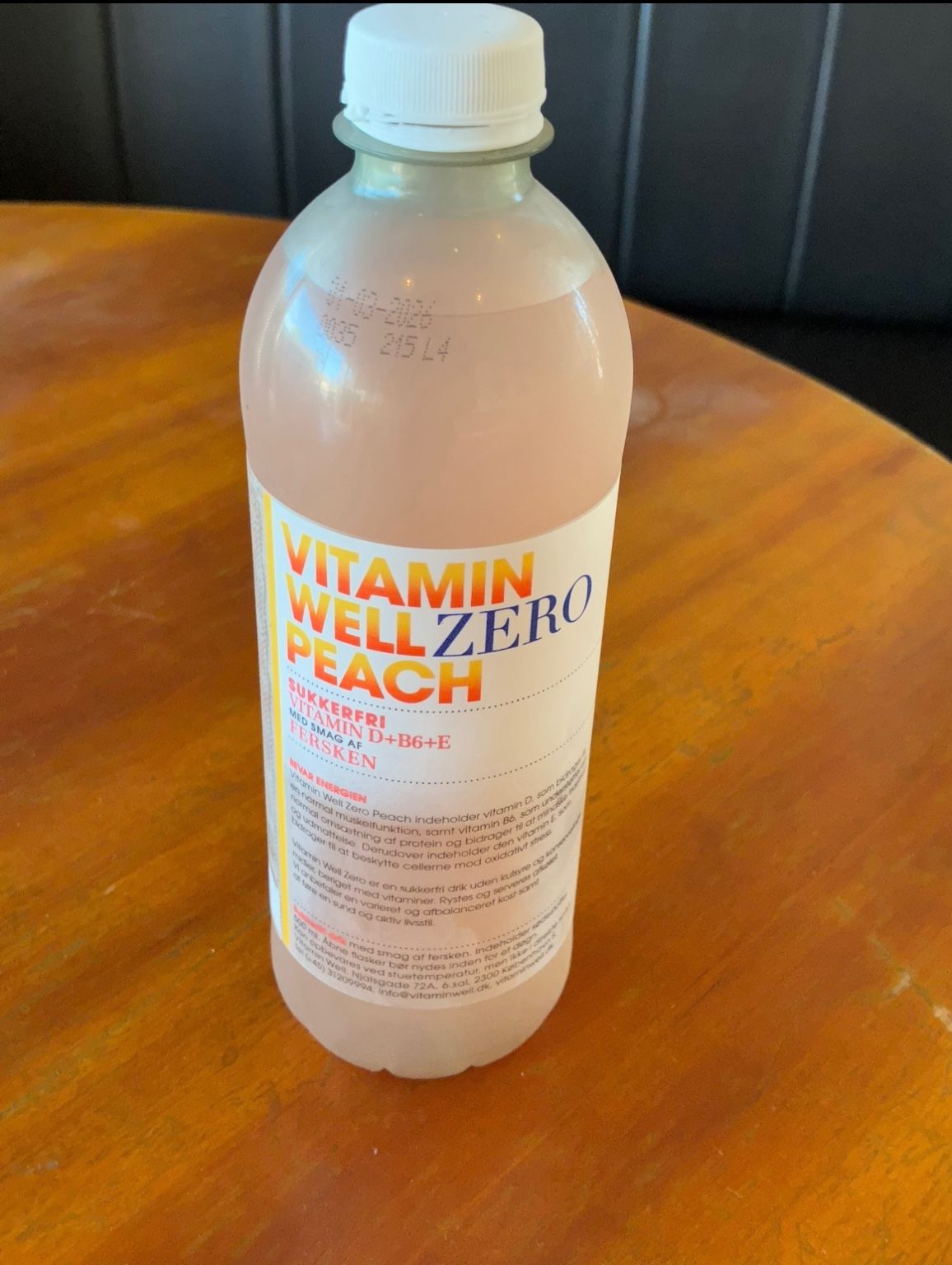vitamin well zero peach