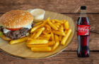 126. Okse Burger Menu -160g